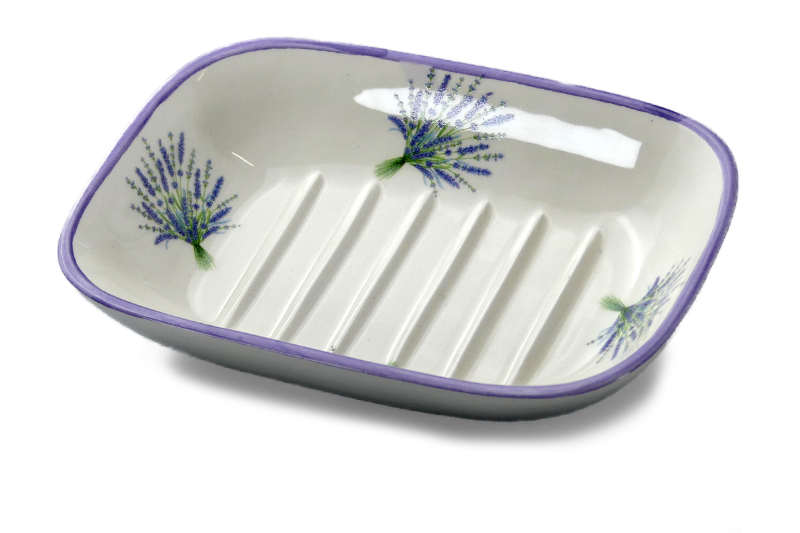 Seifenschale Lavendel, eckig