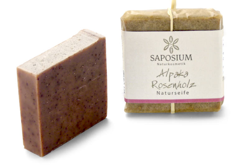 Bild Alpakaseife Rosenholz gross Alpakaseife Rosenholz