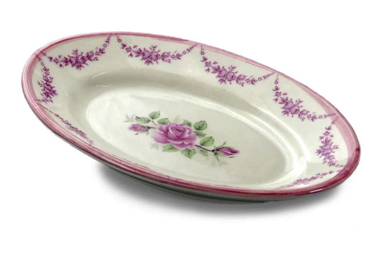 Seifenschale Rose, oval